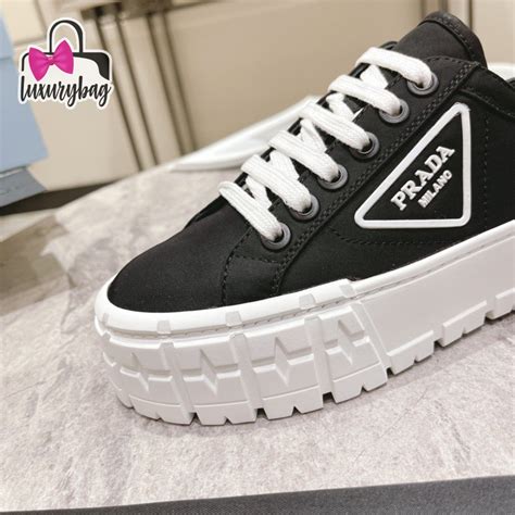 fake prada high top sneakers|prada lug sole platform sneakers.